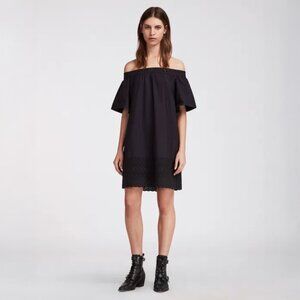 Allsaints Livia Trixi Dress in Black - sz Medium